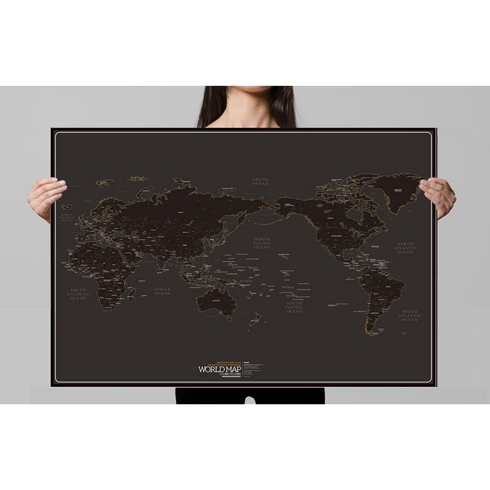 Worldmap Black – Bild 2